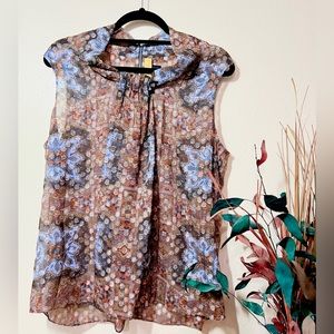 St John silk blouse tank
